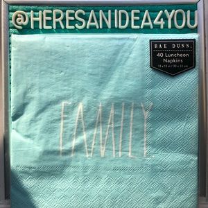 FAMILY Luncheon Napkins pack of 40